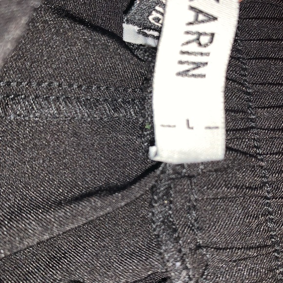 Grace Karin Black Casual High Waist Pencil Pants With Bow Knot & Pockets, Large - Picture 6 of 7